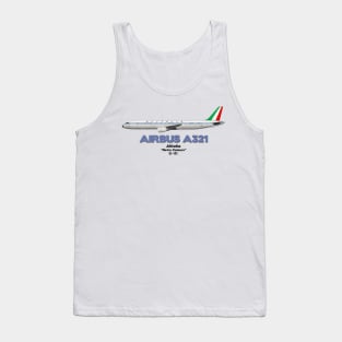 Airbus A321 - Alitalia "Retro Colours" Tank Top